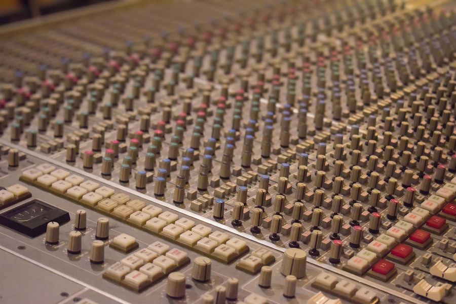 48-channel console at Buffalo Studio Sheffield