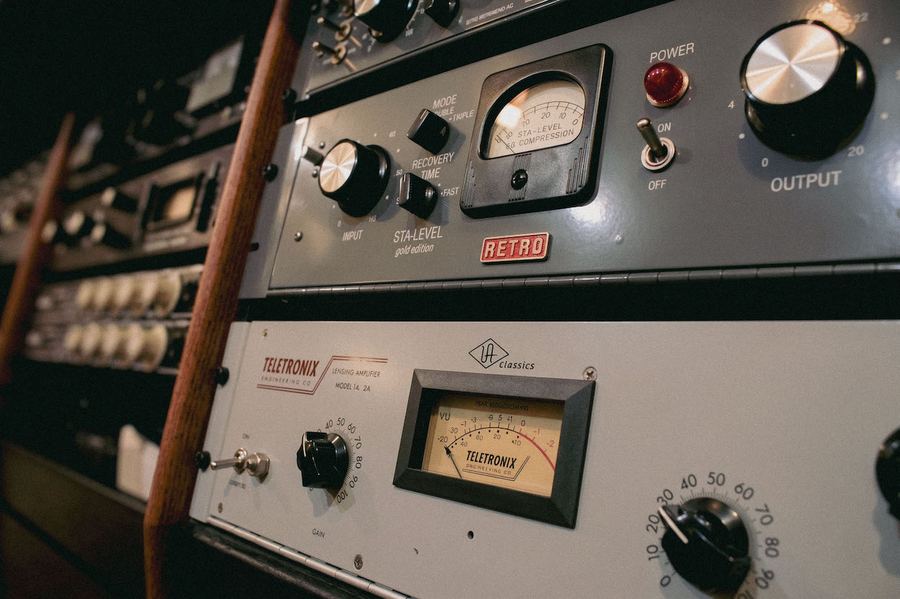Studio gear at Buffalo Studio Sheffield