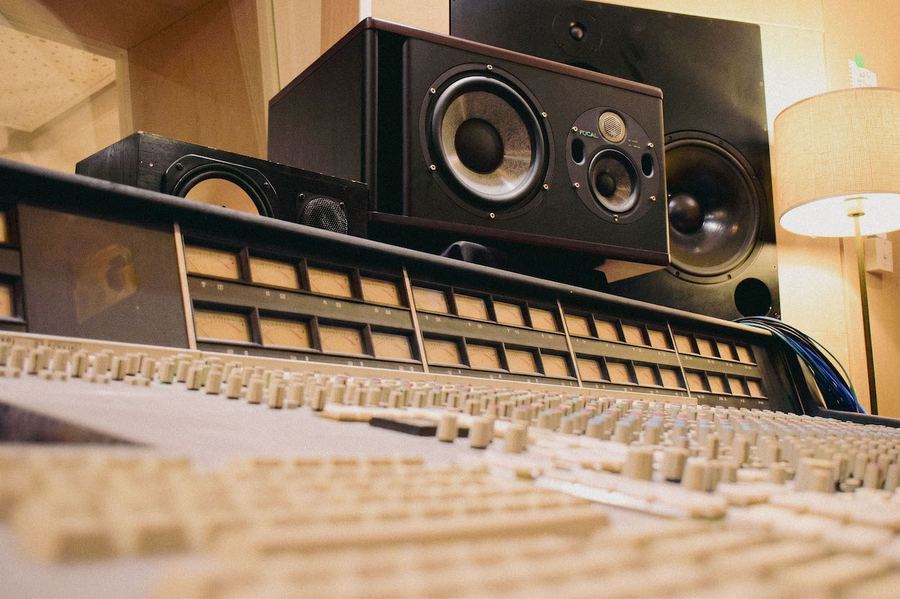 Studio monitors at Buffalo Studio Sheffield