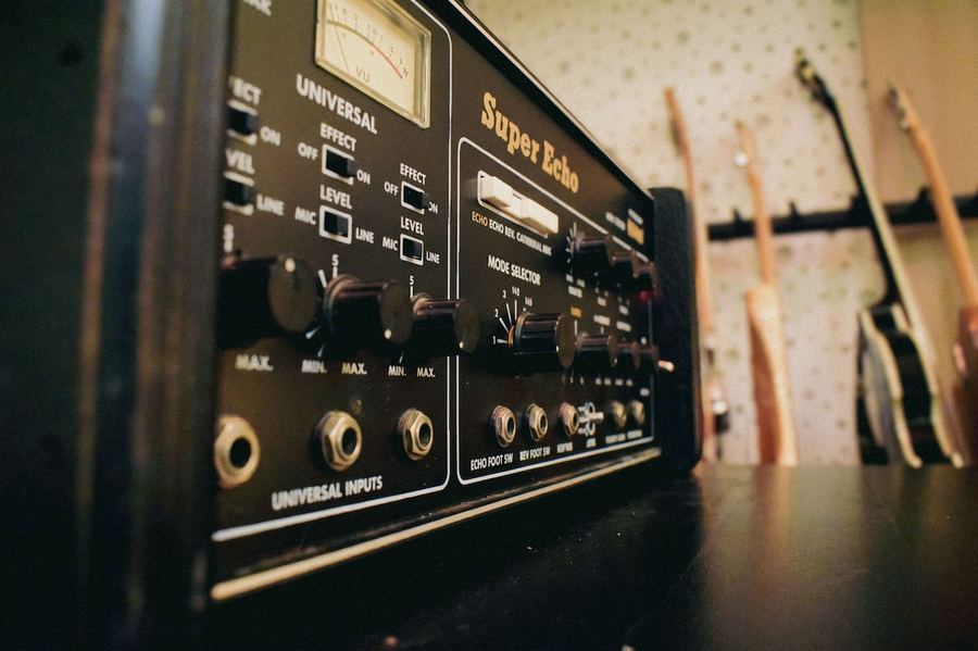 Tape delay unit at Buffalo Studio Sheffield